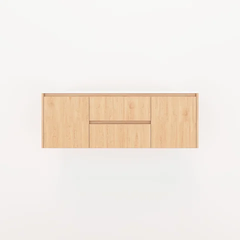 Archer - Single Vanity 1428mm - Pure Oak