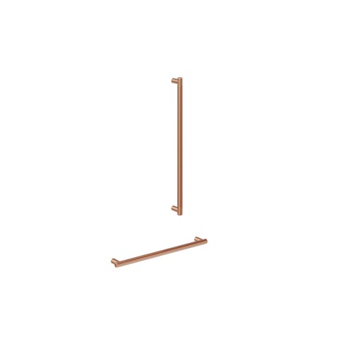Aliro Accessible Shower Grab Rail Set - Brushed Copper