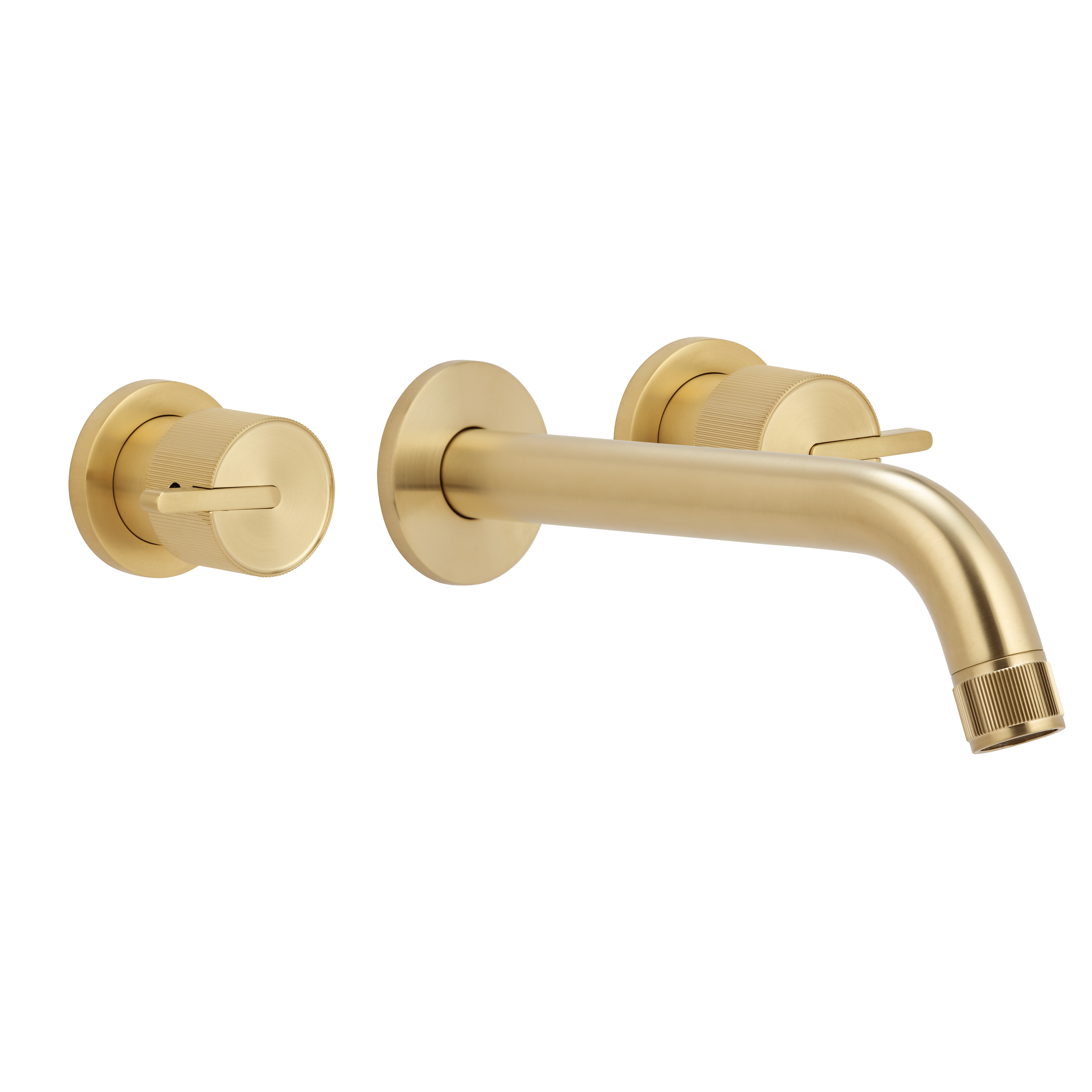 Namika Assembly Taps & Spout Set - Brushed Brass