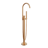 Elysian FloorMountedBathFiller WithHandShower Final View01 BC 01