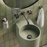Atelis Wall Mounted Basin Overflow-Green Avi Pop-Up Basin Wastes UK-BG