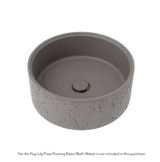 Atelis Concrete Basin Avi Waste DarkGrey
