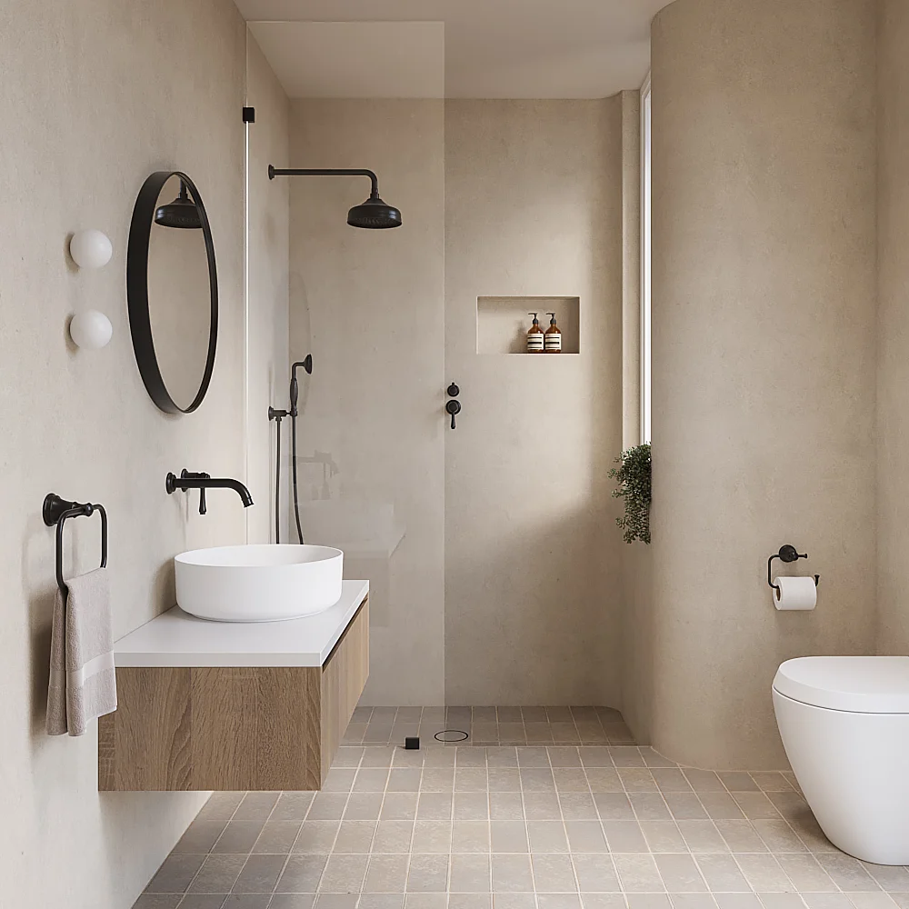 Kingsley ContemporaryBathroom View01 MB