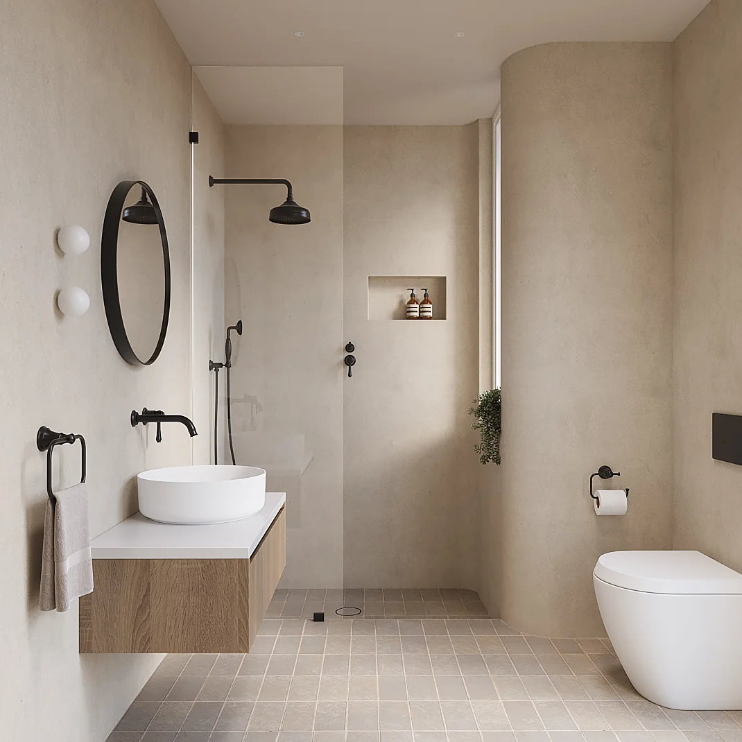 Kingsley ContemporaryBathroom View01 MB