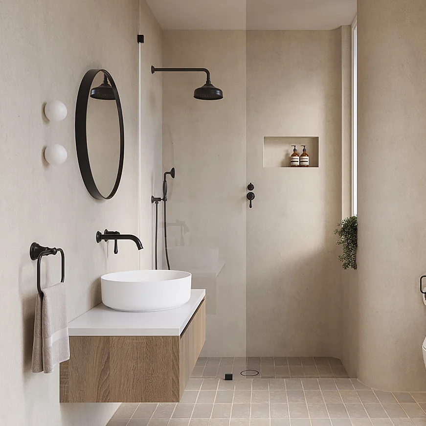 Kingsley ContemporaryBathroom View01 MB