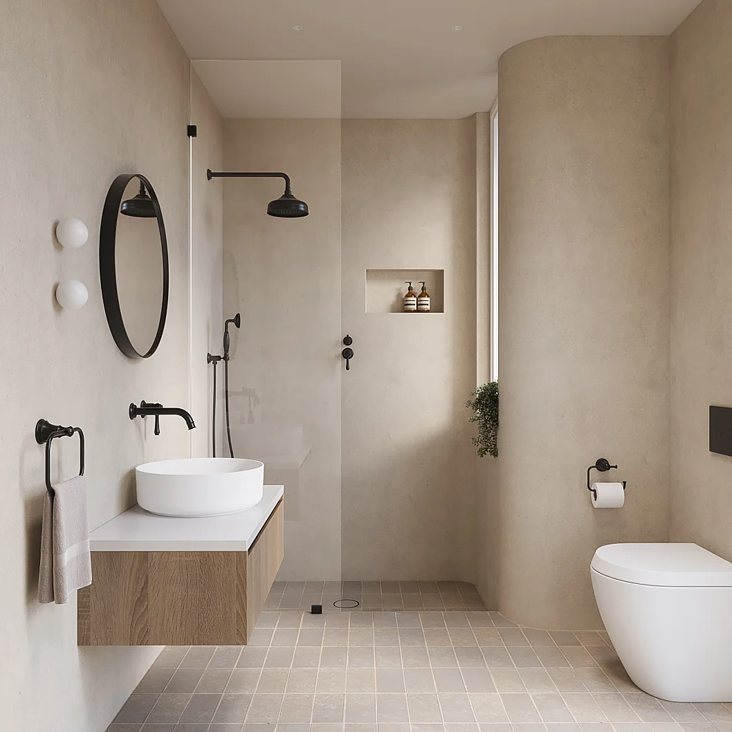 Kingsley ContemporaryBathroom View01 MB