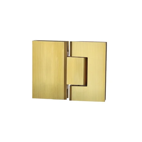 Kenzie Glass to Glass Shower Hinge - Brushed Brass