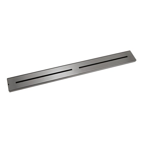 Harper Shower Channel Waste 900mm - Brushed Gunmetal