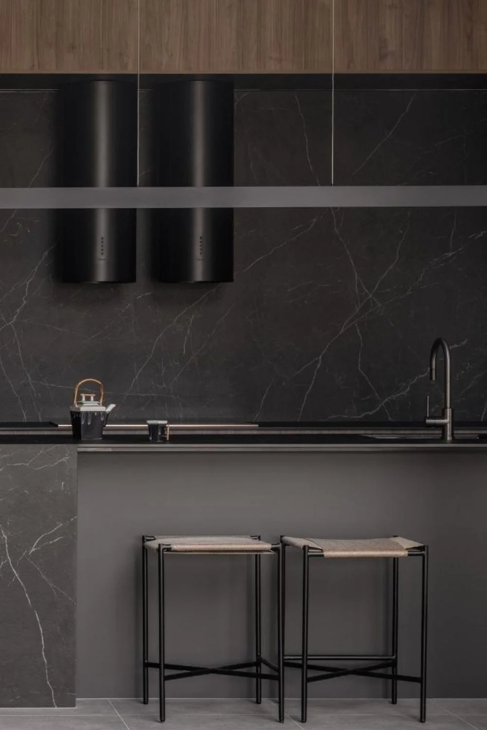 Modern Interior Design Dark Moody Kitchen