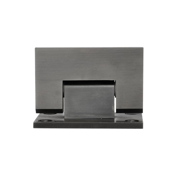 Kenzie Glass-to-Wall Shower Hinge - Brushed Gunmetal