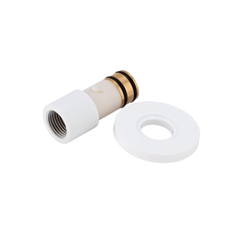 Swivel Bench Mounted Spout - Female Adapter - White