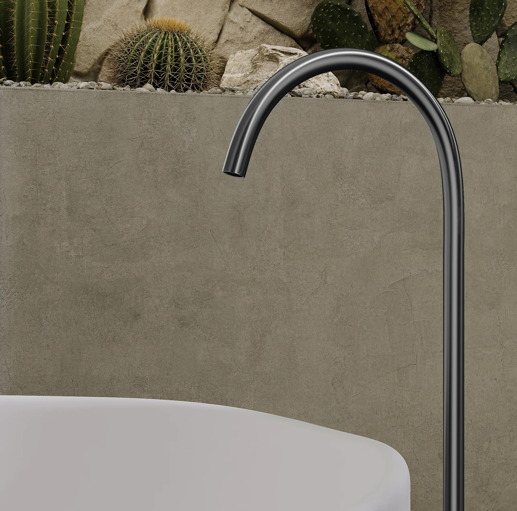 Melia%20Concrete%20Bath%20Sola White%20Bath%20Filler Insetting Close%20Up GM