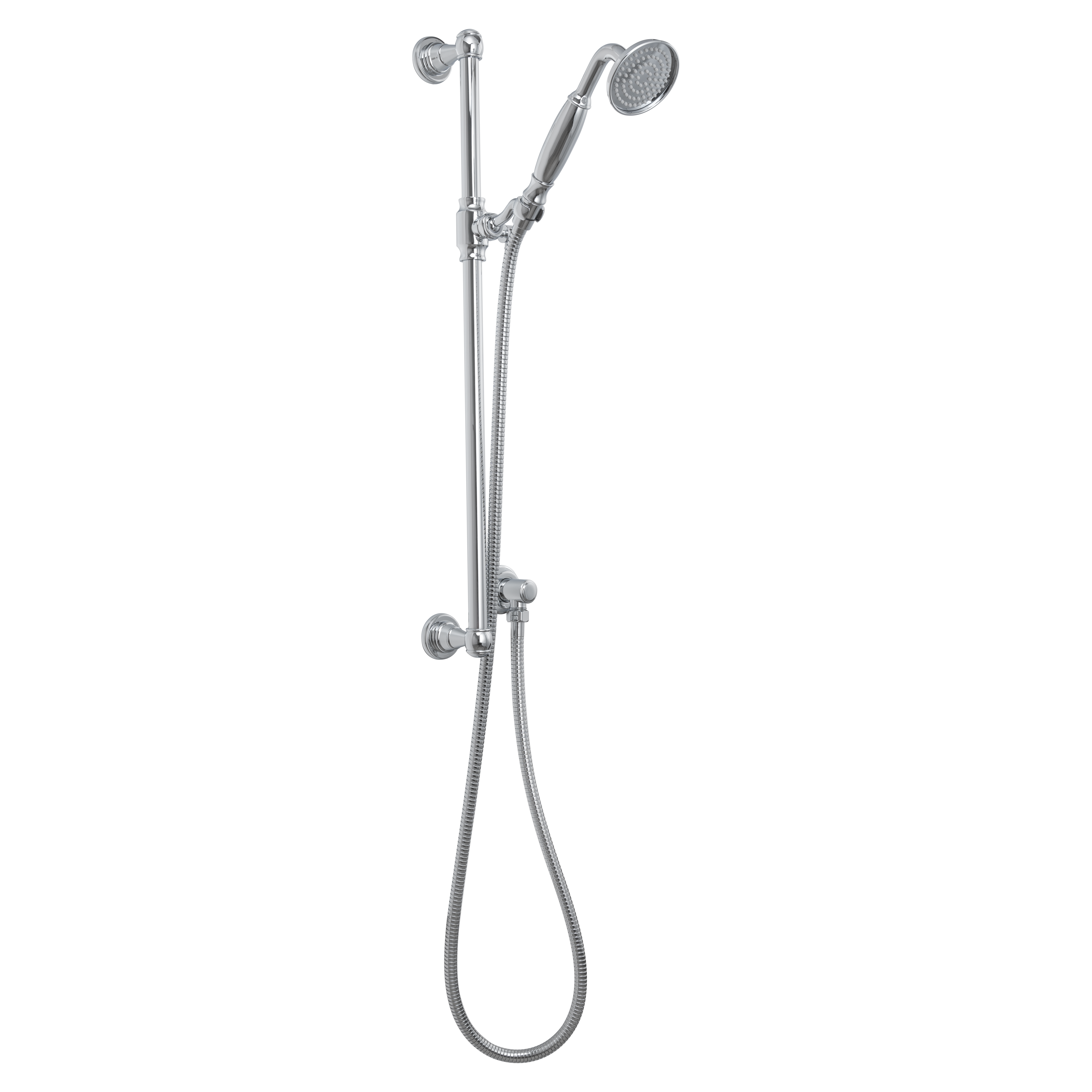 Kingsley Hand Shower Rail Set - Chrome