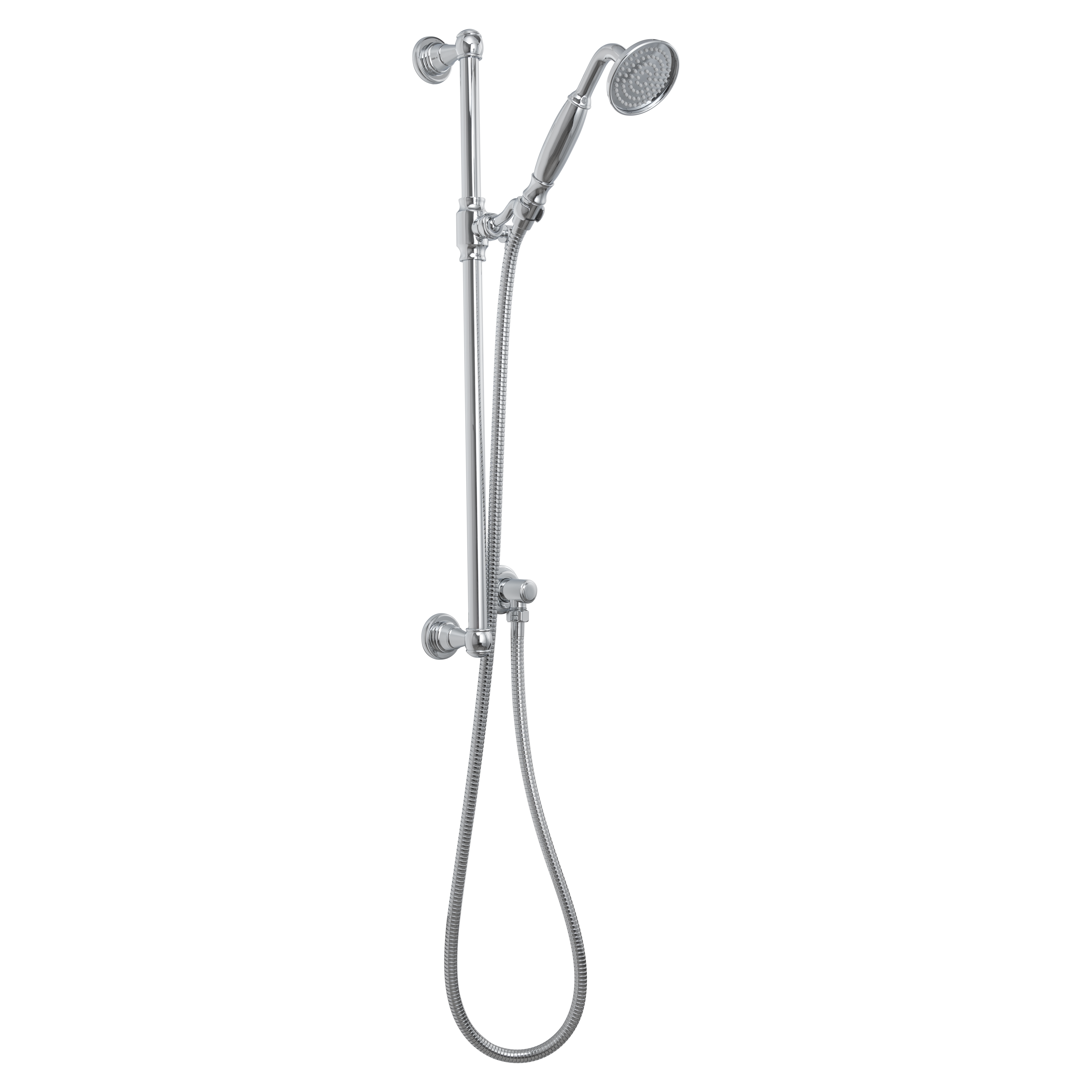 18167-Kingsley-Hand-Shower-Rail-Set Side Chrome