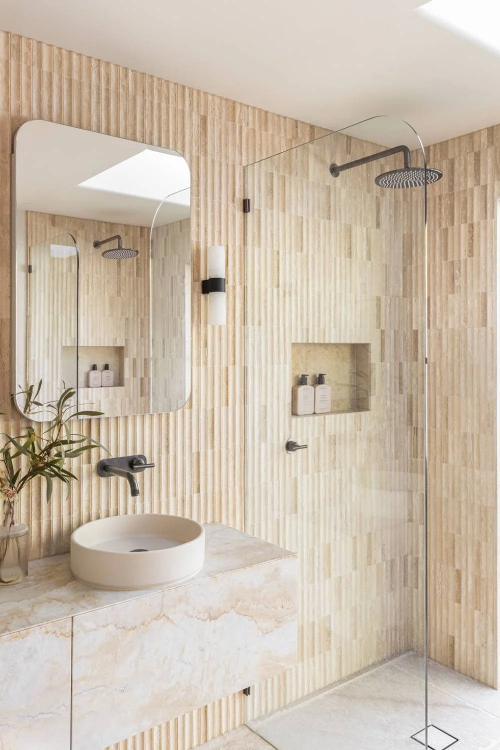 Tile Textures Mosaics Medeterranian Bathroom Design