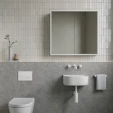 Zaaha Toilet Button Round-White