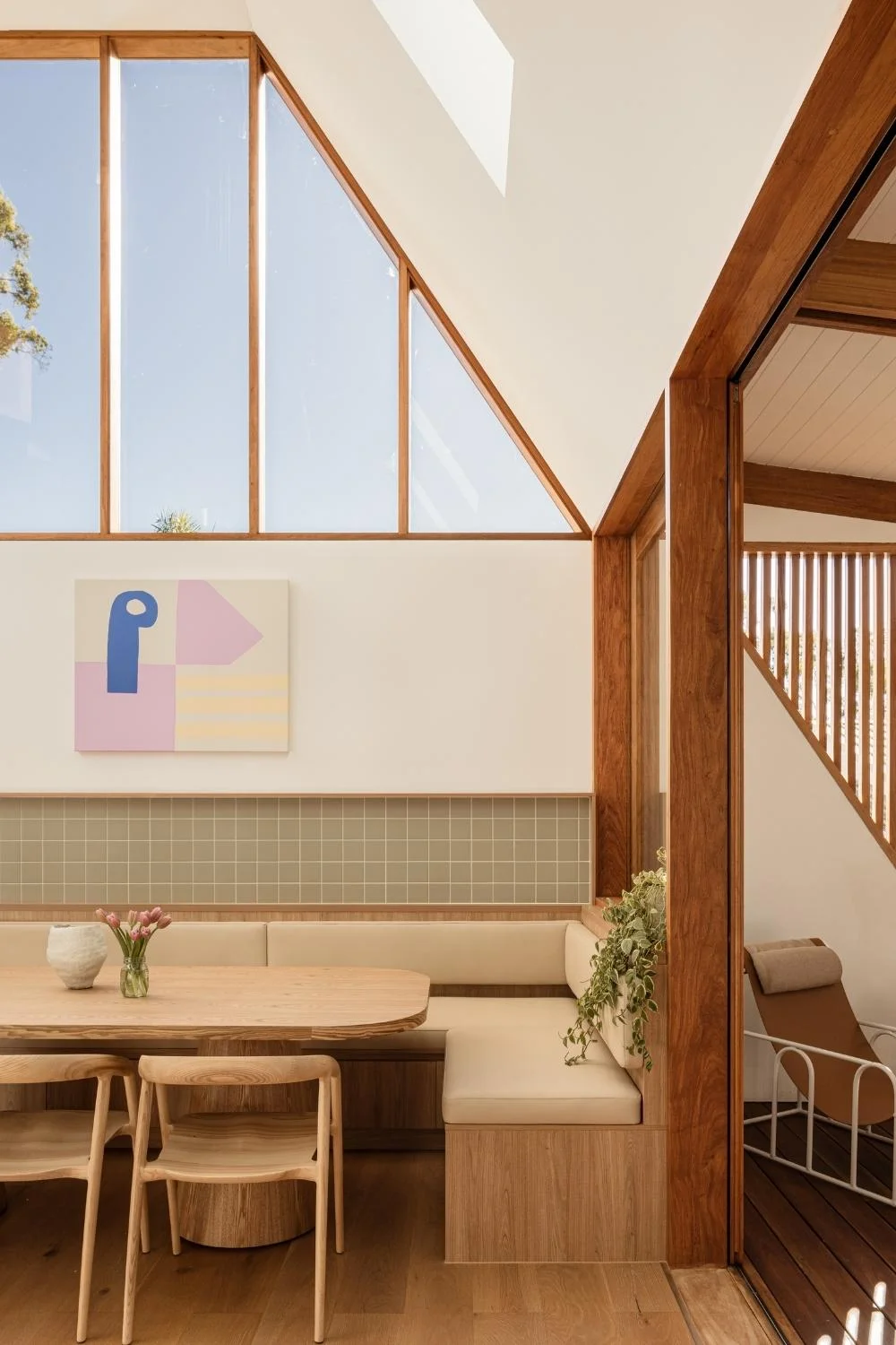 Interior Architecture A Frame Windows Built in Seating