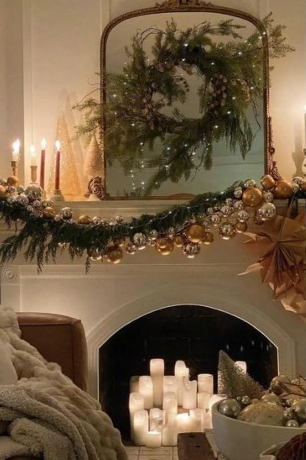 Christmas Home Decor Quiet Glamour Metallic