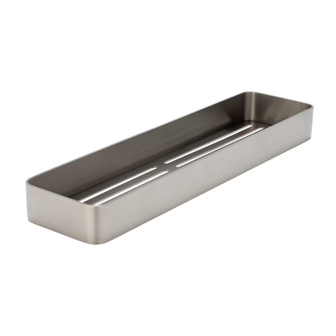 Maya Shower Caddy - Brushed Stainless Steel