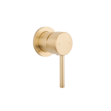 Elysian minimal mixer side BrushedBrass