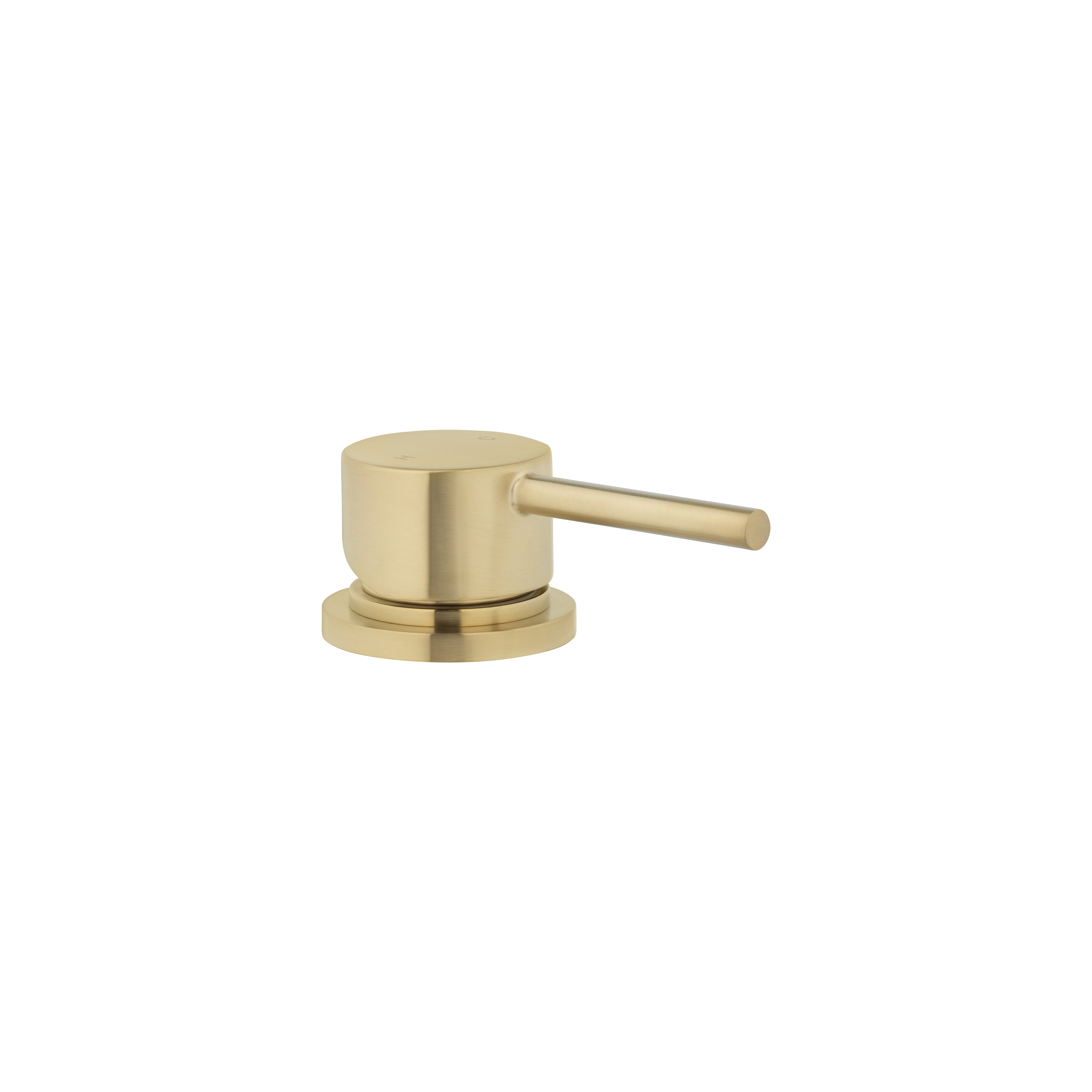Elysian Bench-Mounted Minimal Mixer - Brushed Brass