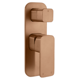 Nesso Shower Top Diverter Brushed Copper