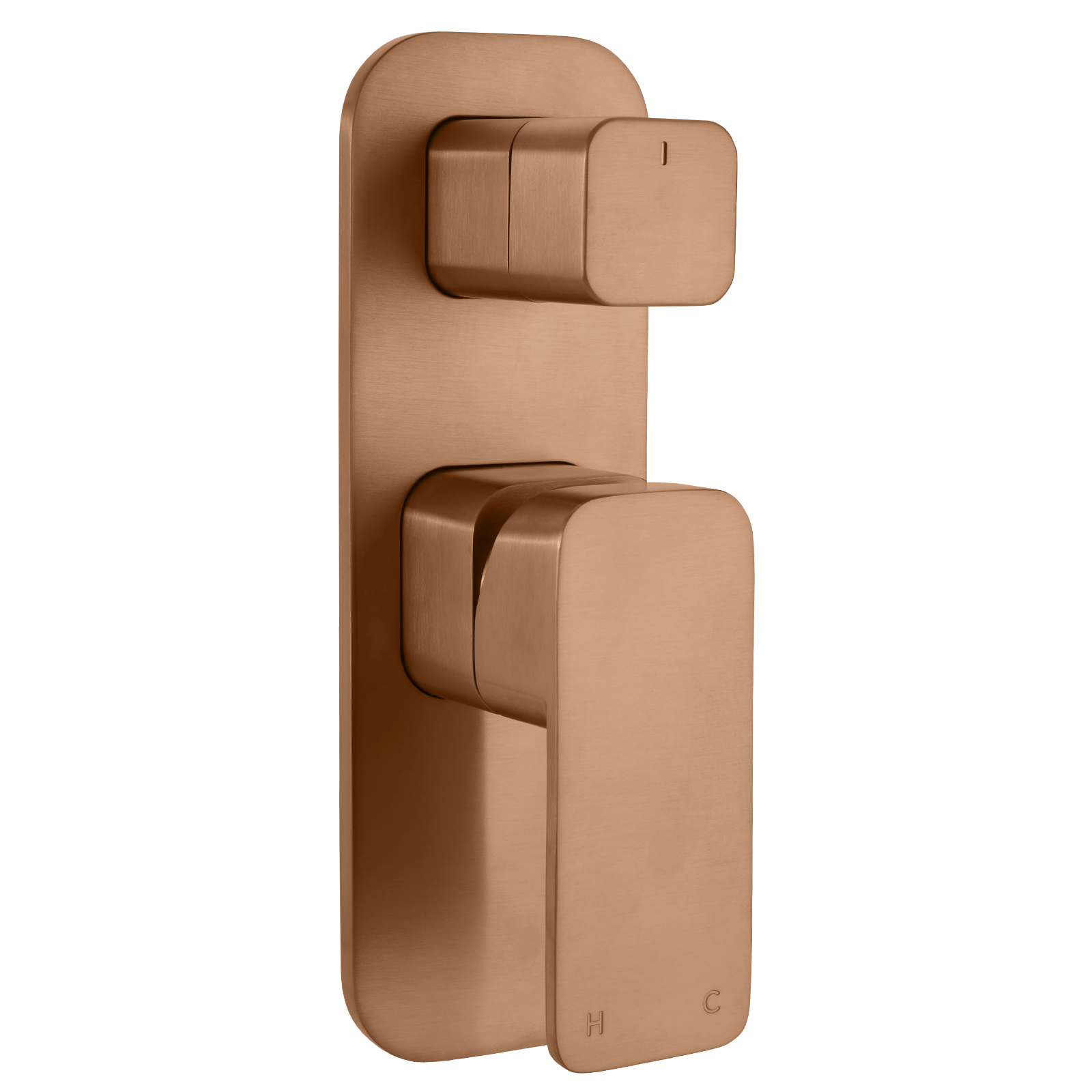 Nesso Shower Top Diverter Brushed Copper