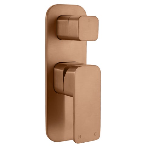Nesso Shower Top Diverter - Brushed Copper