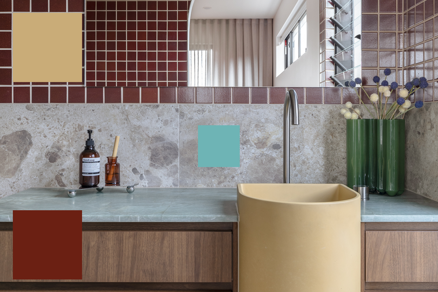 Interior Decoration Colour Combinations Bathroom