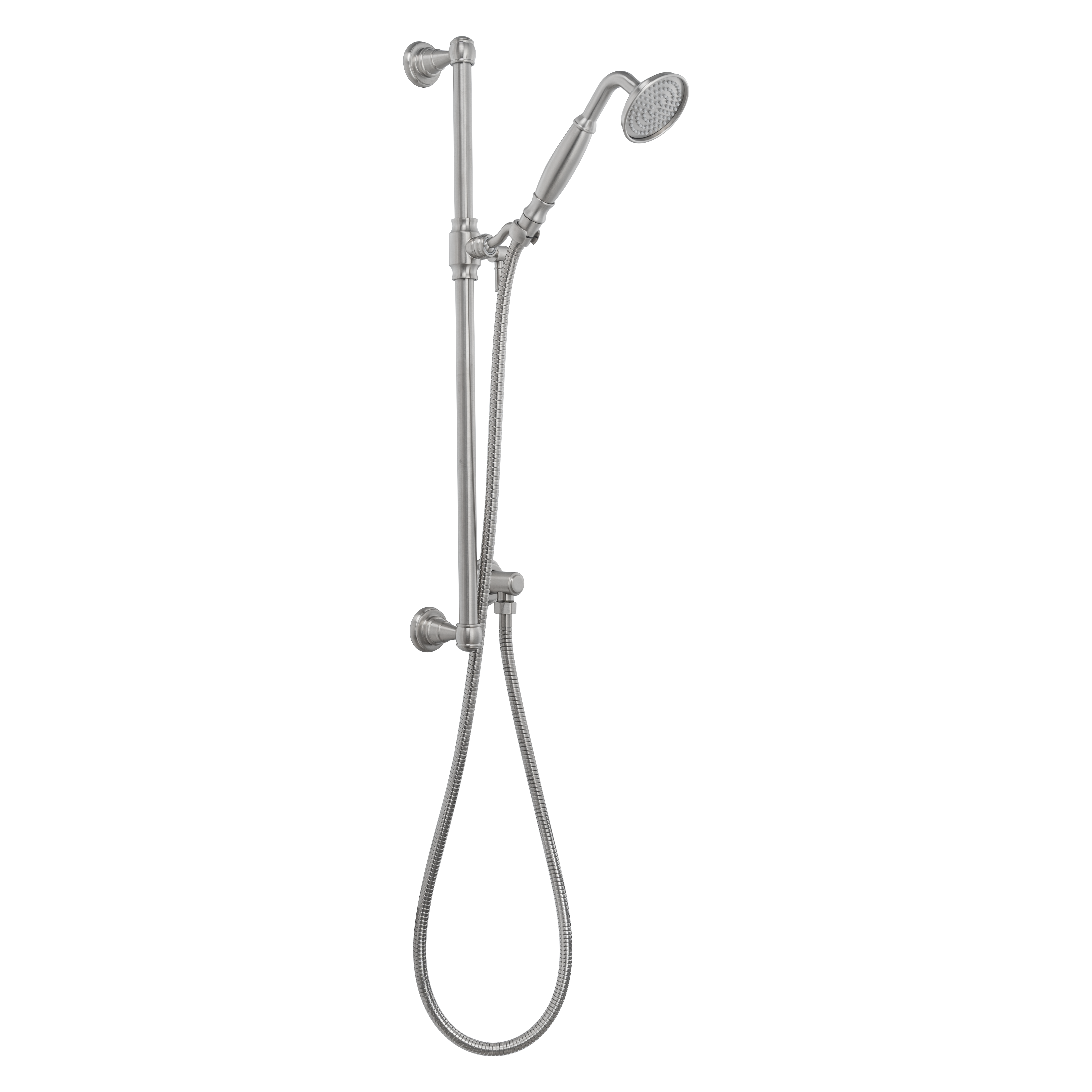 Kingsley Hand Shower Rail Set - Brushed Nickel