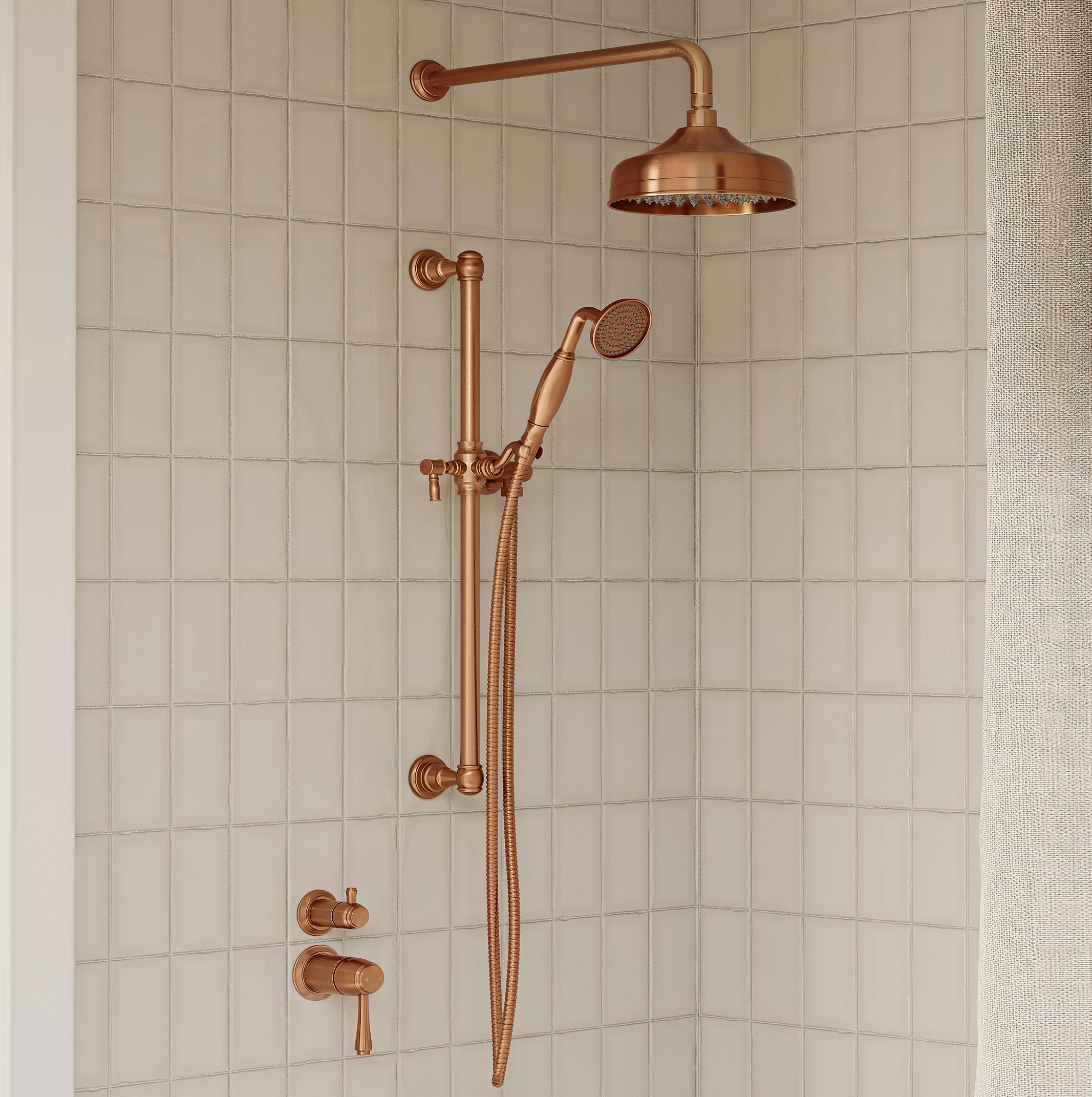 Kingsley thermostatic diverter 2-3 way insetting FullShot BC