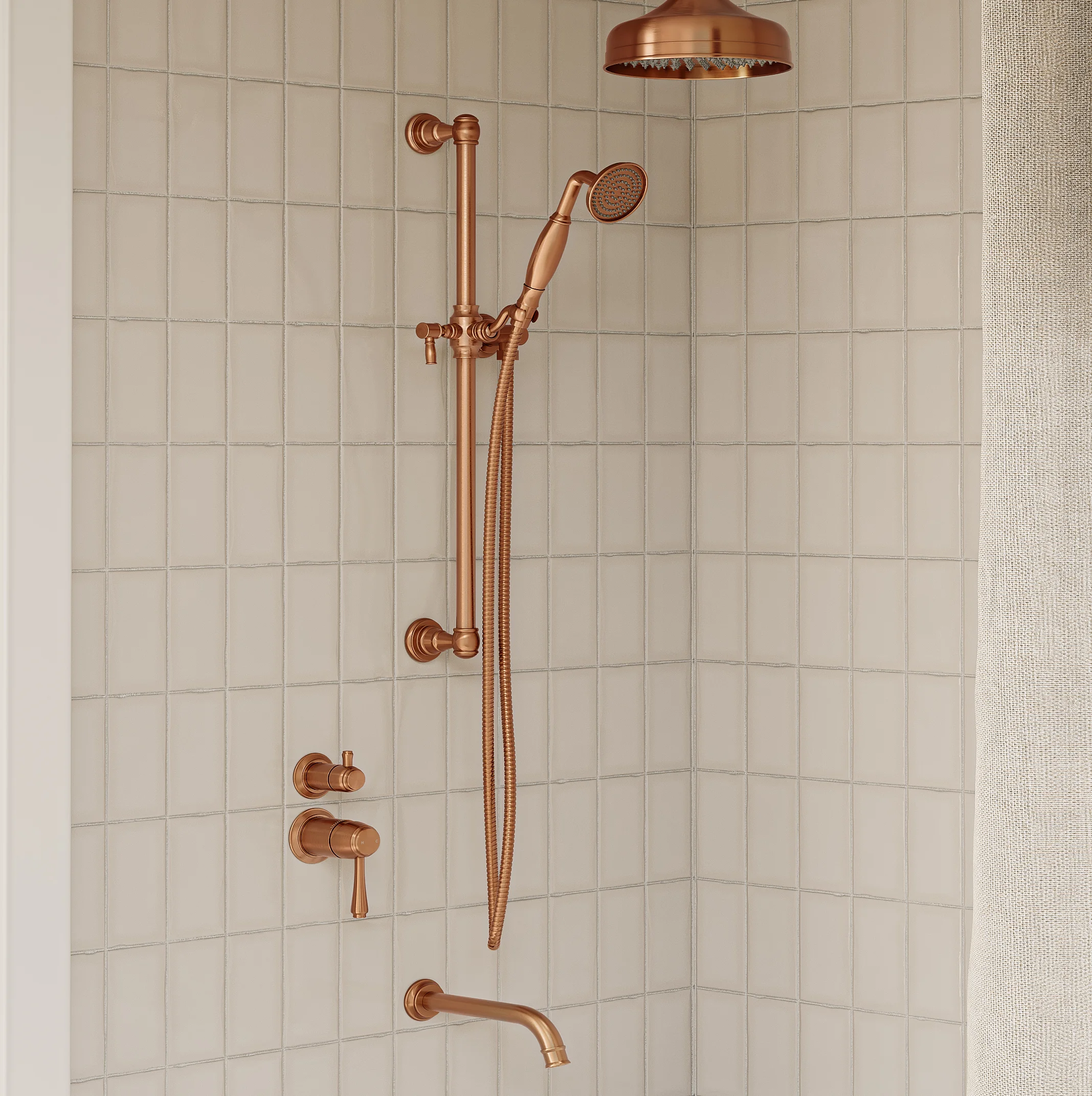 Kingsley thermostatic diverter 2-3 way insetting FullShot BC