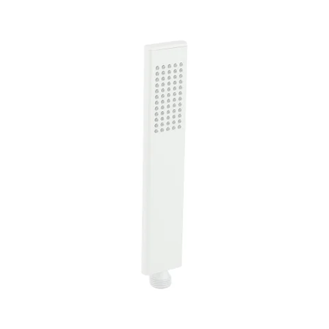 Rounded Rectangle Hand Shower - White