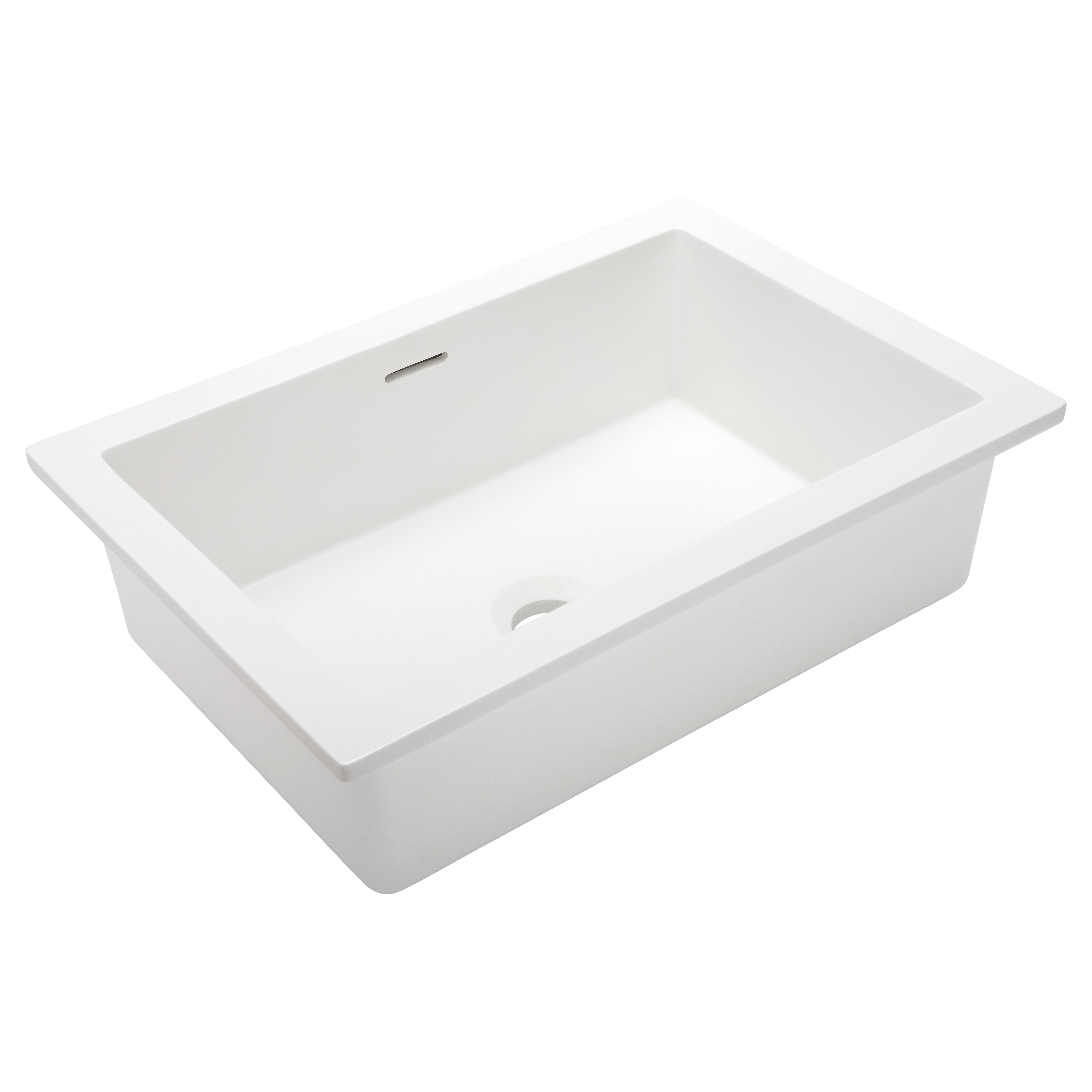 Zuri Undercounter Rectangle Basin 460mm - Gloss White