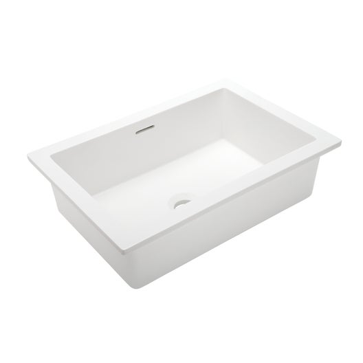 Zuri Undercounter Rectangle Basin 460mm - Gloss White