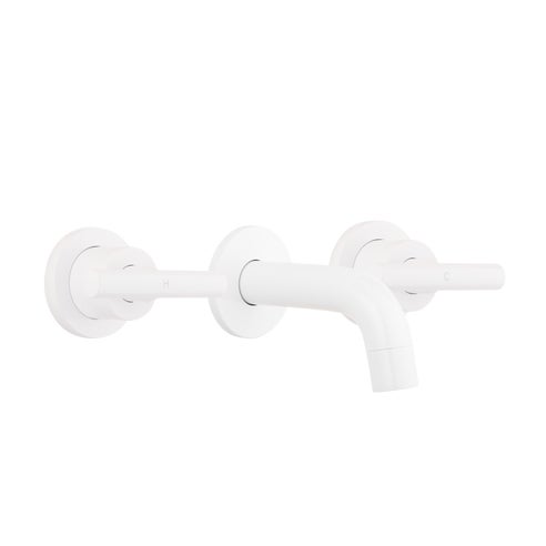 Barre Assembly Taps & Mini Spout Set - White