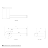Elysian Toilet Roll Holder SPEC-01