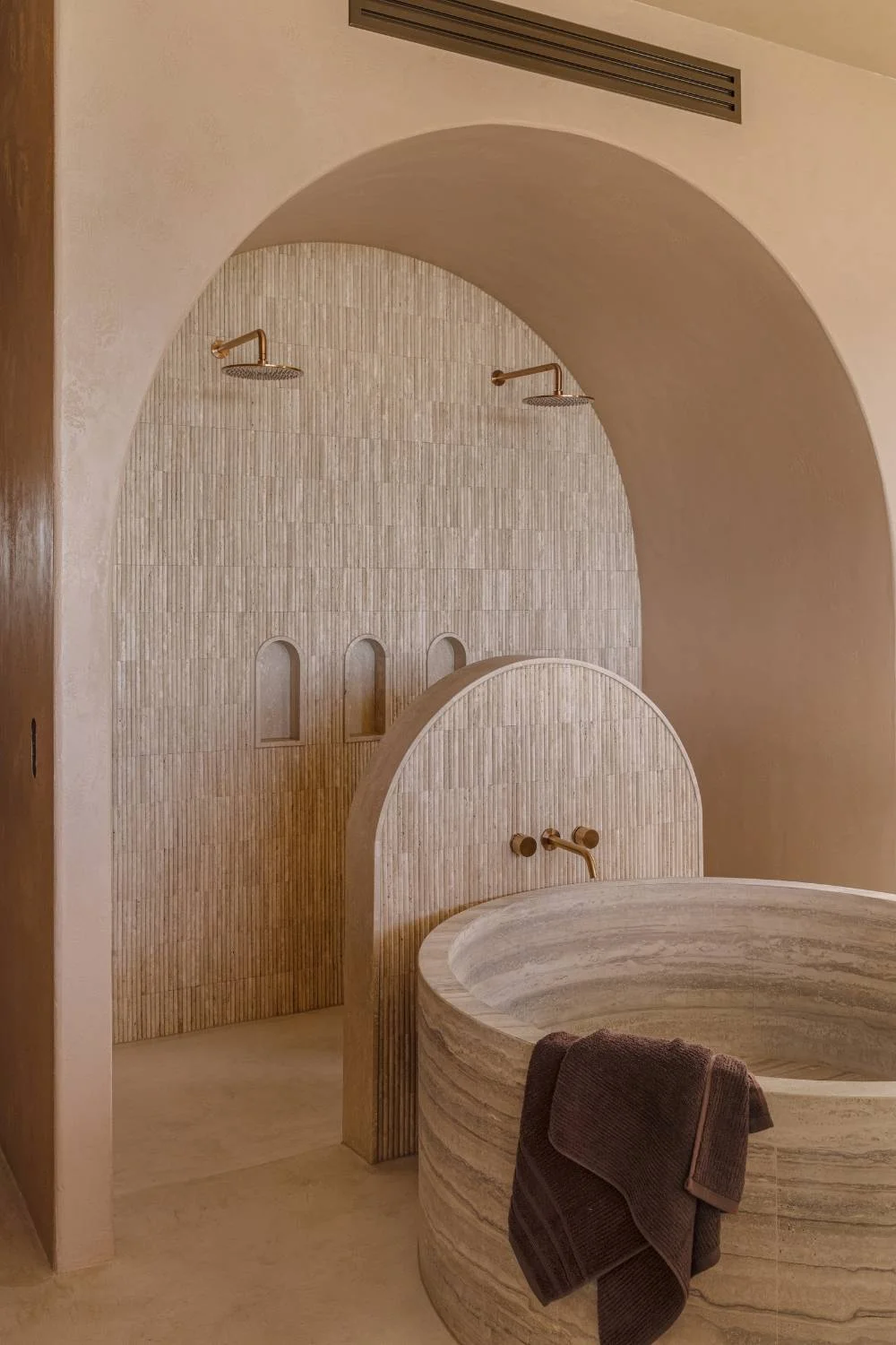 Interior Architecture Bathroom Double Shower