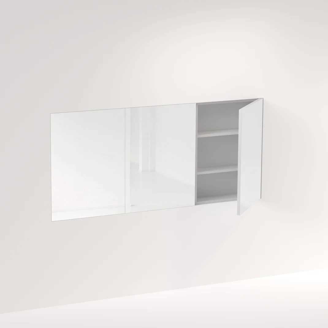 Myra 3-Door Mirror Cabinet Recessed - 1692mm - Feature