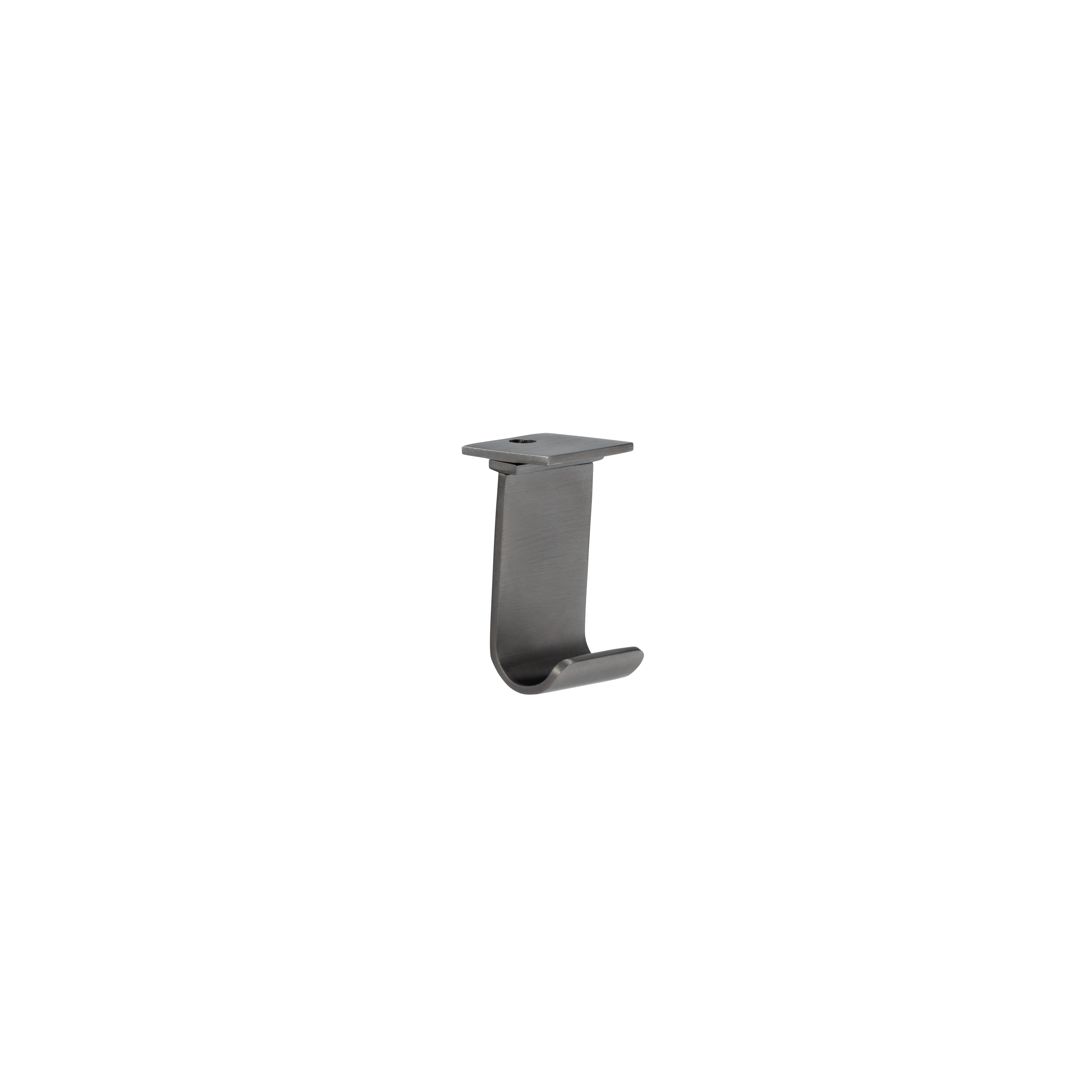 Maya Shower Hook - Brushed Gunmetal