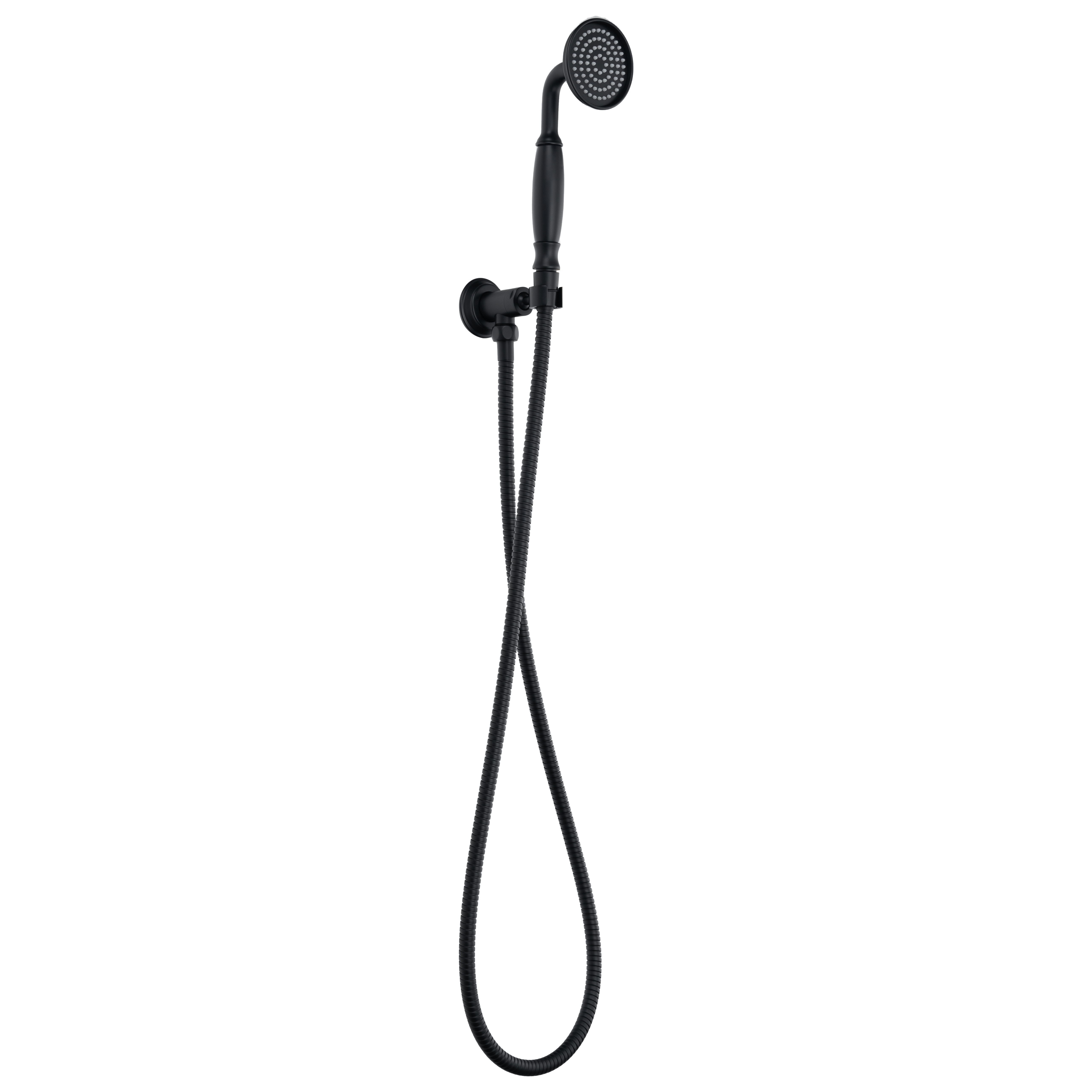 18184-Kingsley-Hand-Shower-Set Side Matte-Black