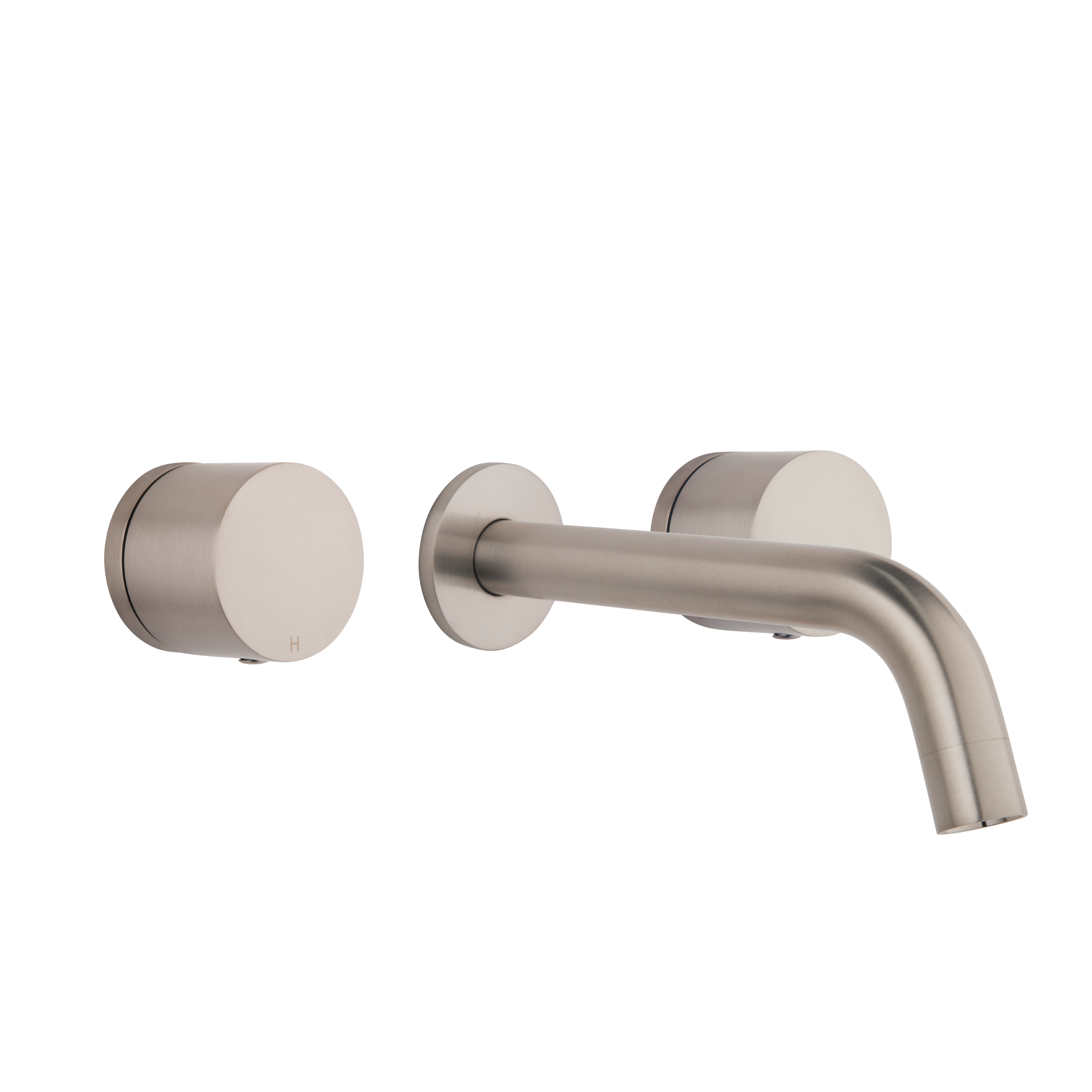 Milani Assembly Taps & Spout Set - Brushed Nickel