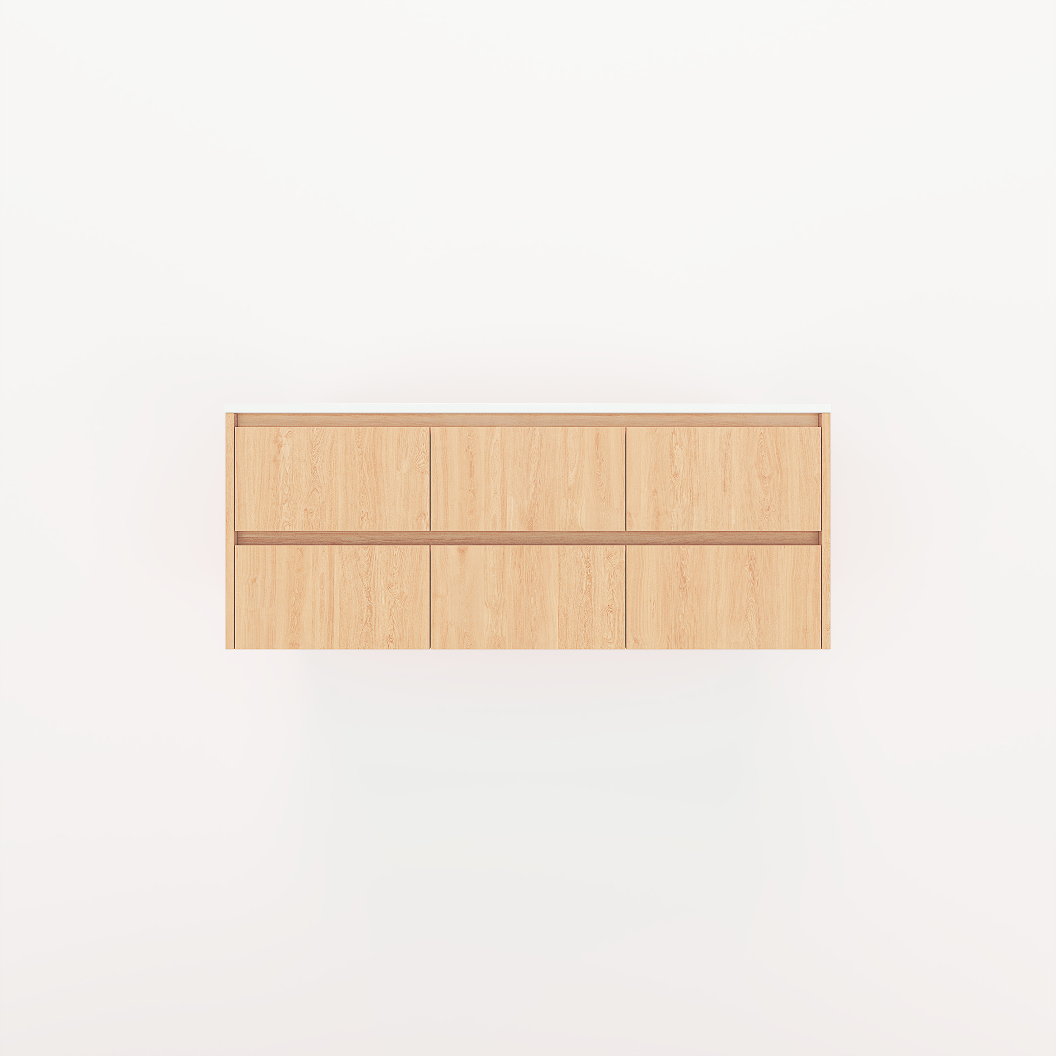 Addison 6-Drawer 1278mm - Pure Oak
