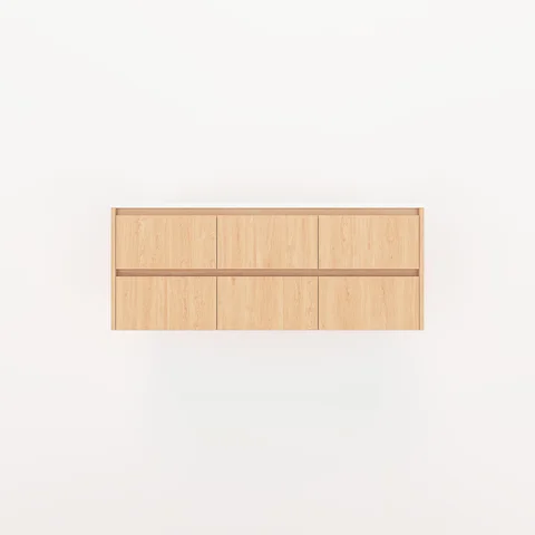 Addison 6-Drawer 1278mm - Pure Oak
