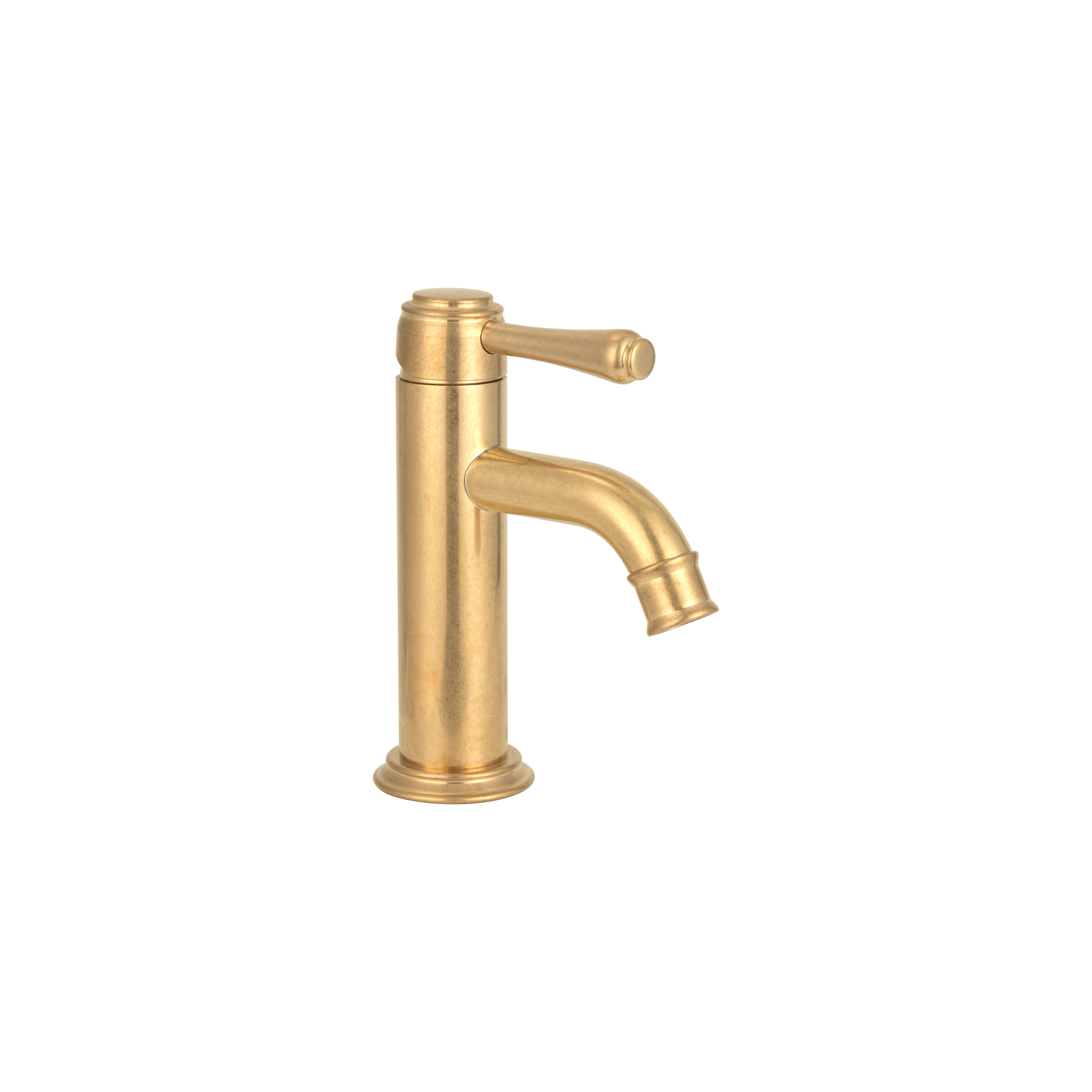 Kingsley Basin Mixer – Tumbled Aged Brass
