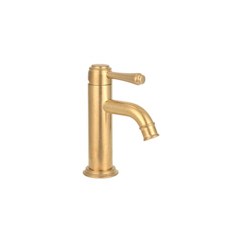 Kingsley Basin Mixer - Tumbled Aged Brass