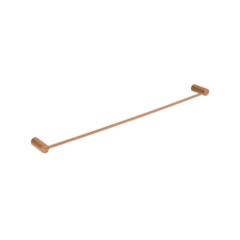 Namika Single Towel Rail - Brushed Copper
