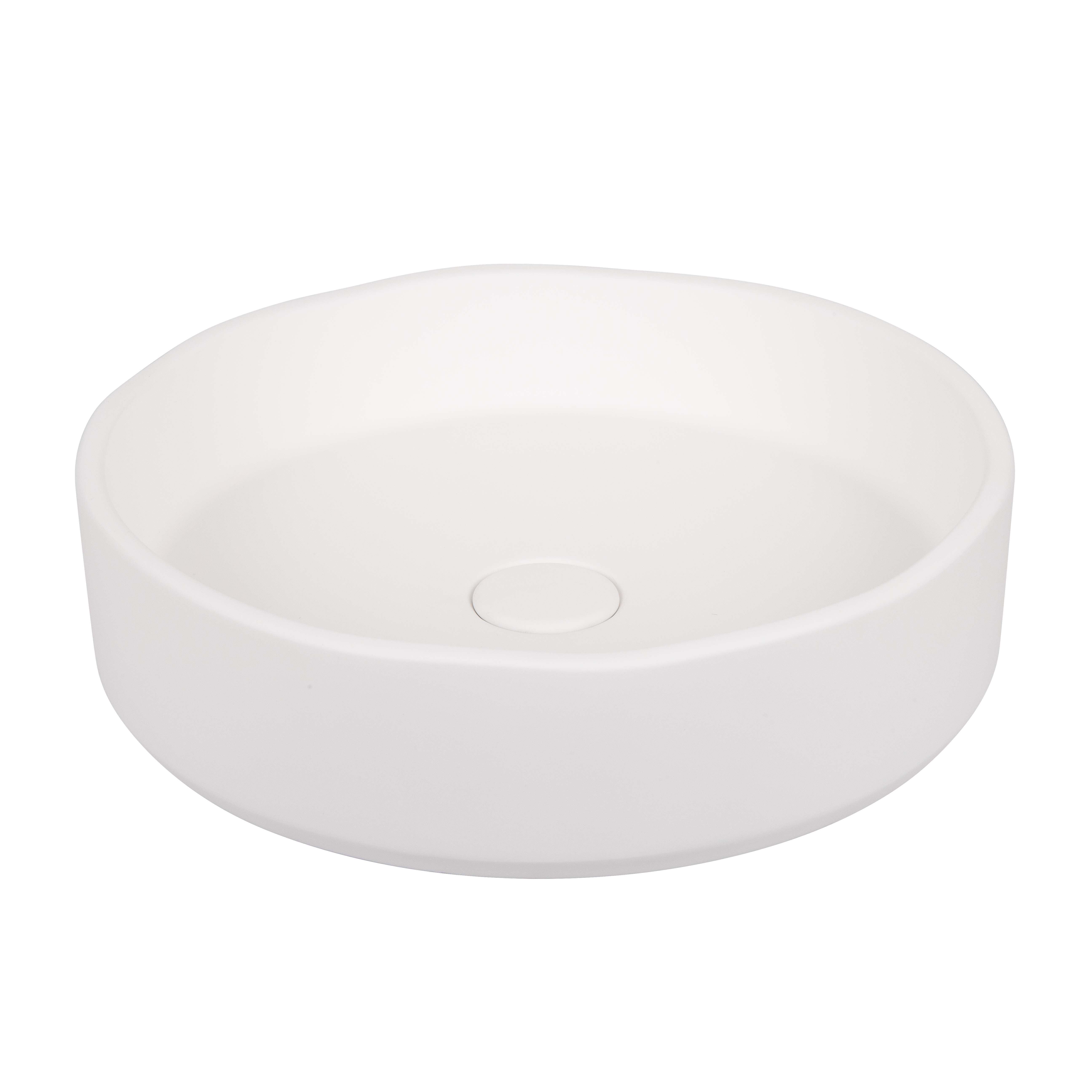 Melia Concrete Basin - Matte White