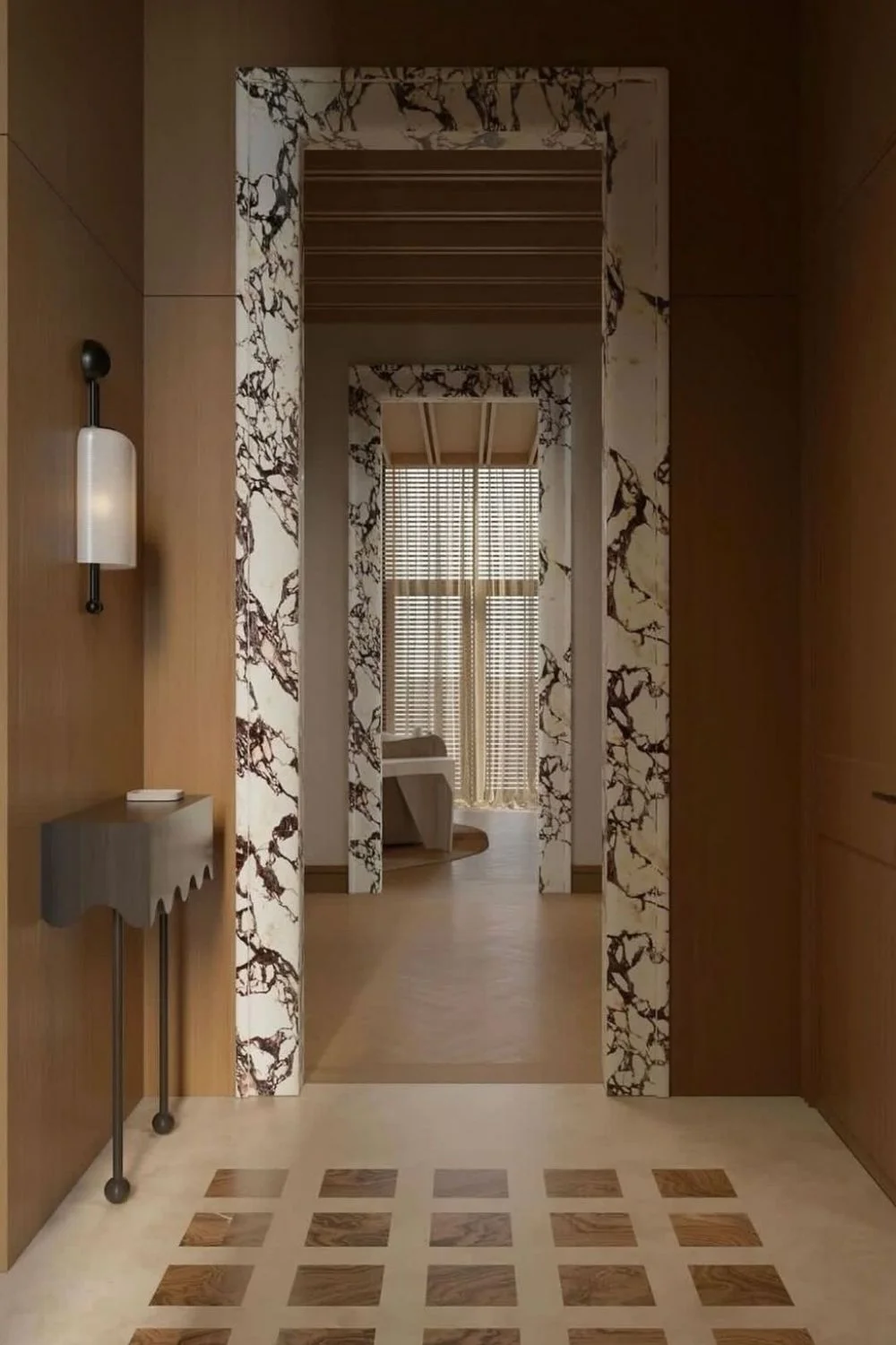 Decorative Borders Art Deco Marble