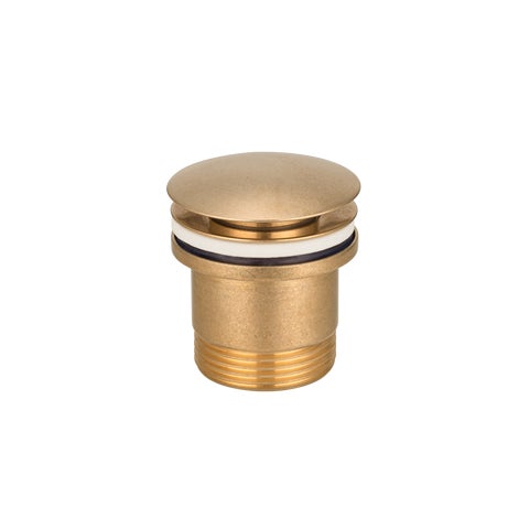 Avi Pop Up Waste - Tumbled Aged Brass